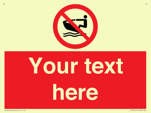 Custom No personal water craft